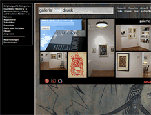 Tablet Screenshot of galeriehochdruck.com